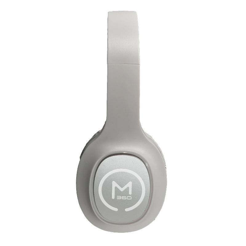 Morpheus 360 HP4500W Wireless Stereo Bluetooth Headphones, White with Silver Accents