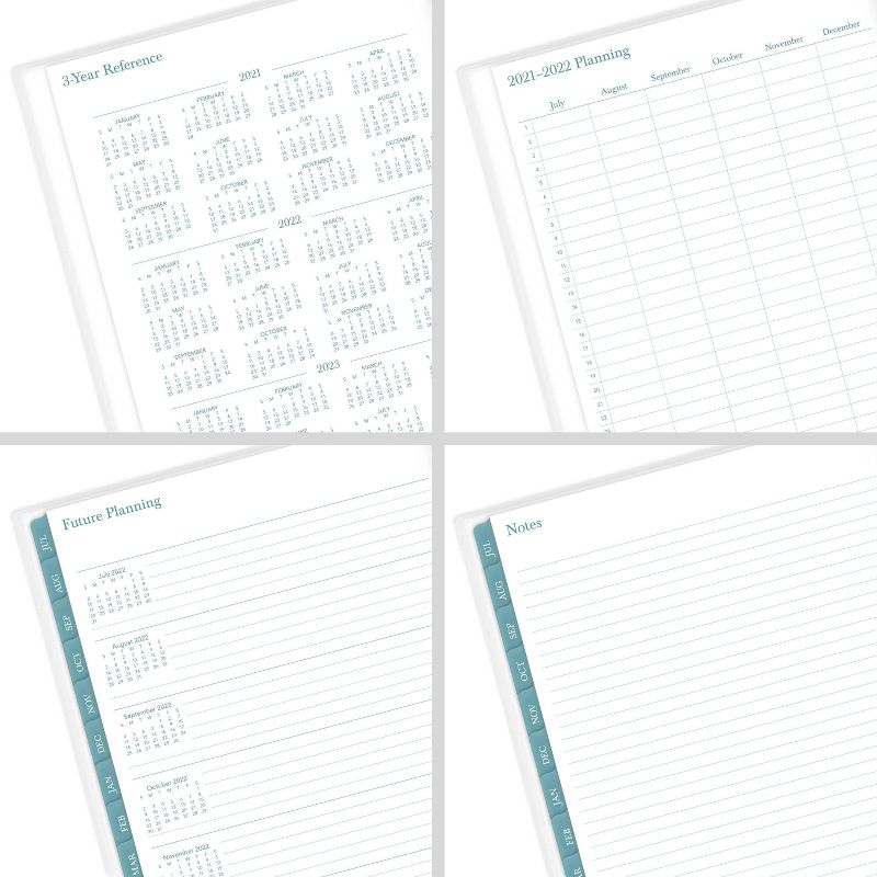2021-22 Academic Planner 11"x8.5" Plastic Weekly/Monthly Athens Tile - Cambridge
