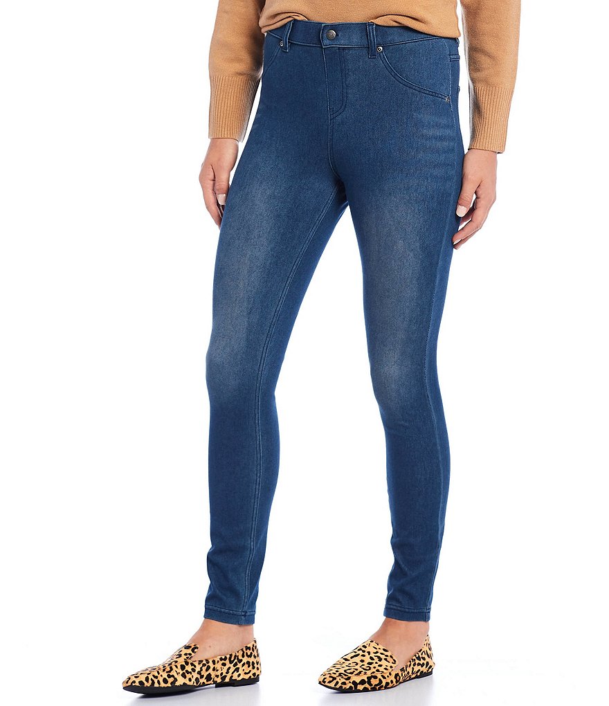 HUE Ultra Soft High Waist Denim Leggings