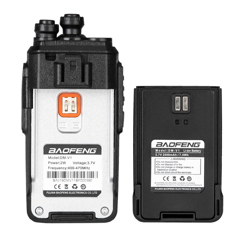 Baofeng DM-V1 Dual Time Slot DMR Analog Digital Two Way Radio Walkie Talkie