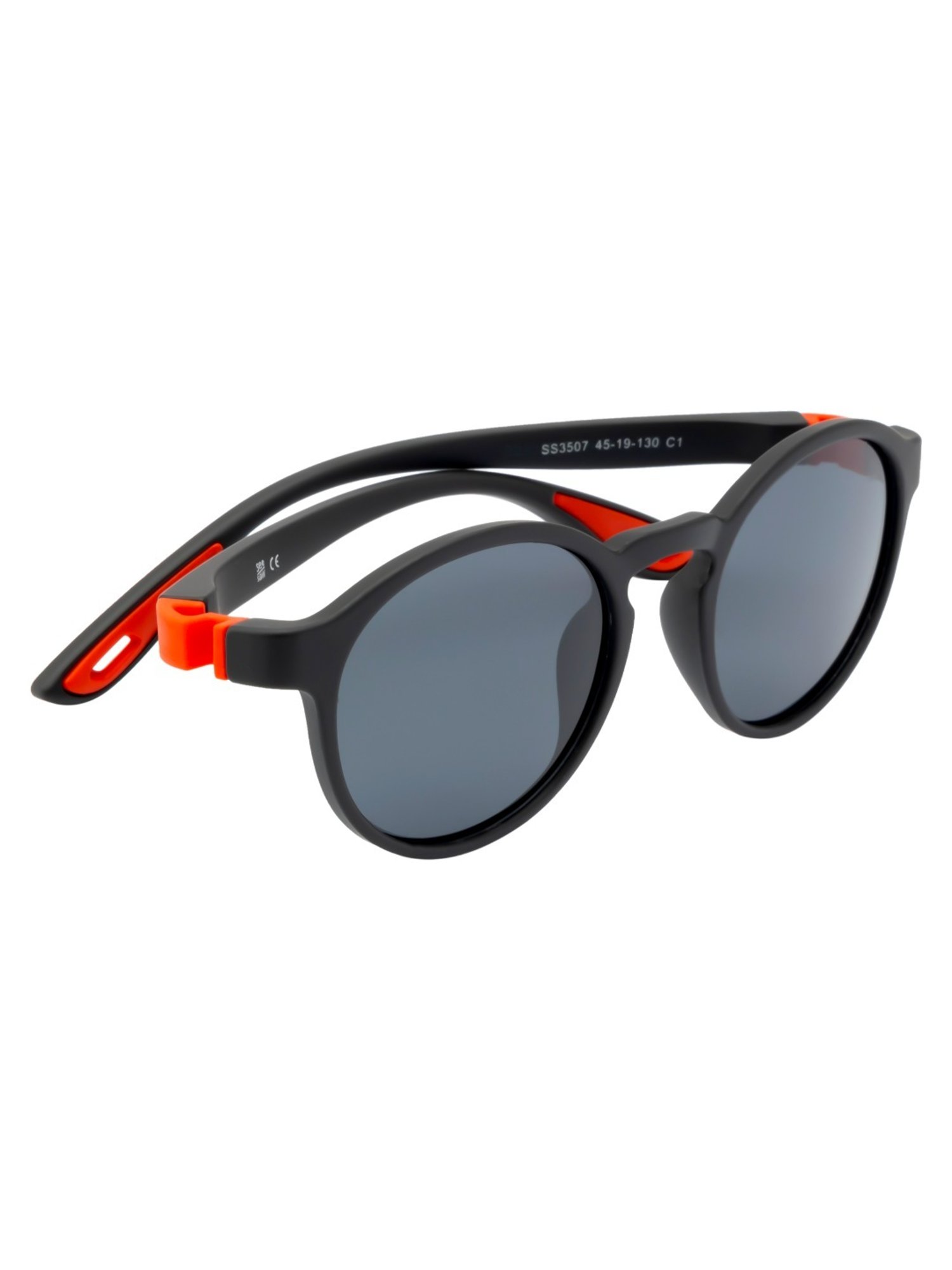 SeeSaw Black Round Sunglasses for Boys