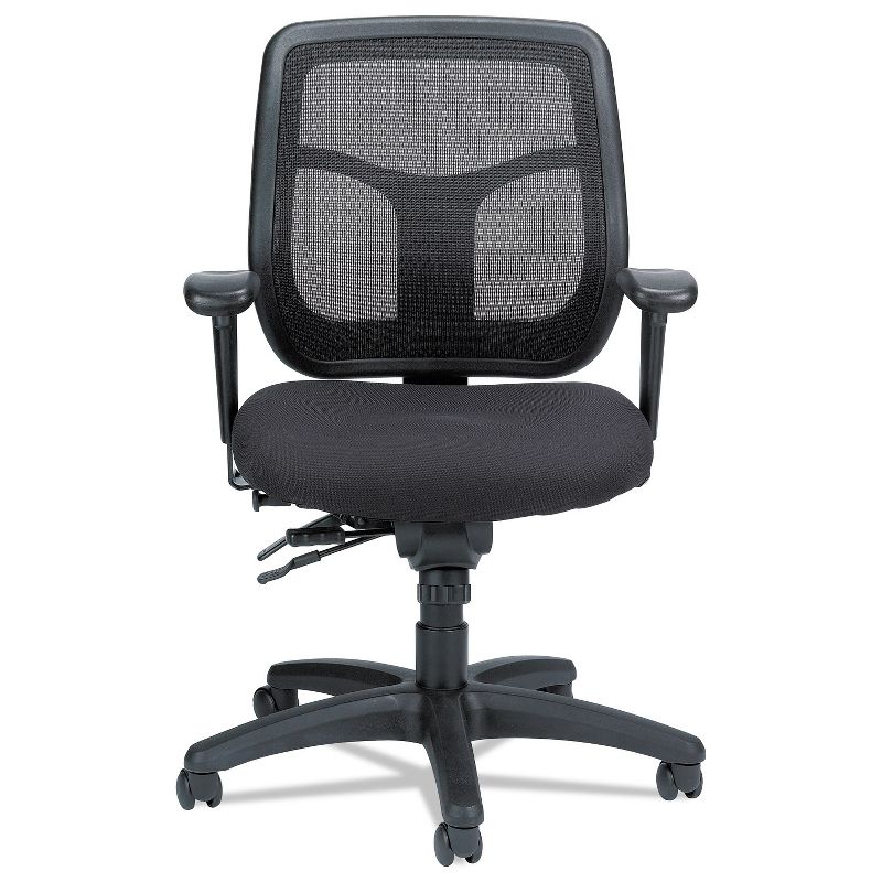Eurotech Apollo Multi-Function Mesh Task Chair, Silver Fabric Seat/Silver Mesh Back MFT945SL