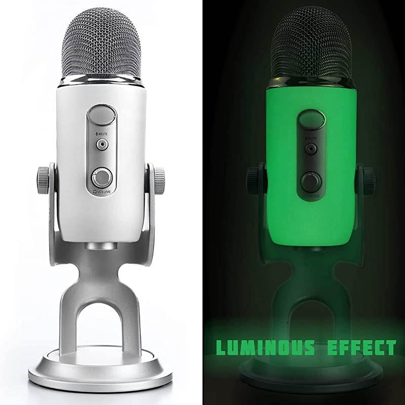 Microphone Windscreen Foam Mic Cover Pop Filter Windshield Protector for Blue Yeti Yeti Pro Condenser Microphones Moonwhite