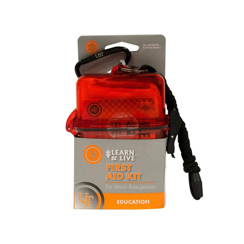 UST Learn and Live First Aid Kit with Educational Cards and Supplies