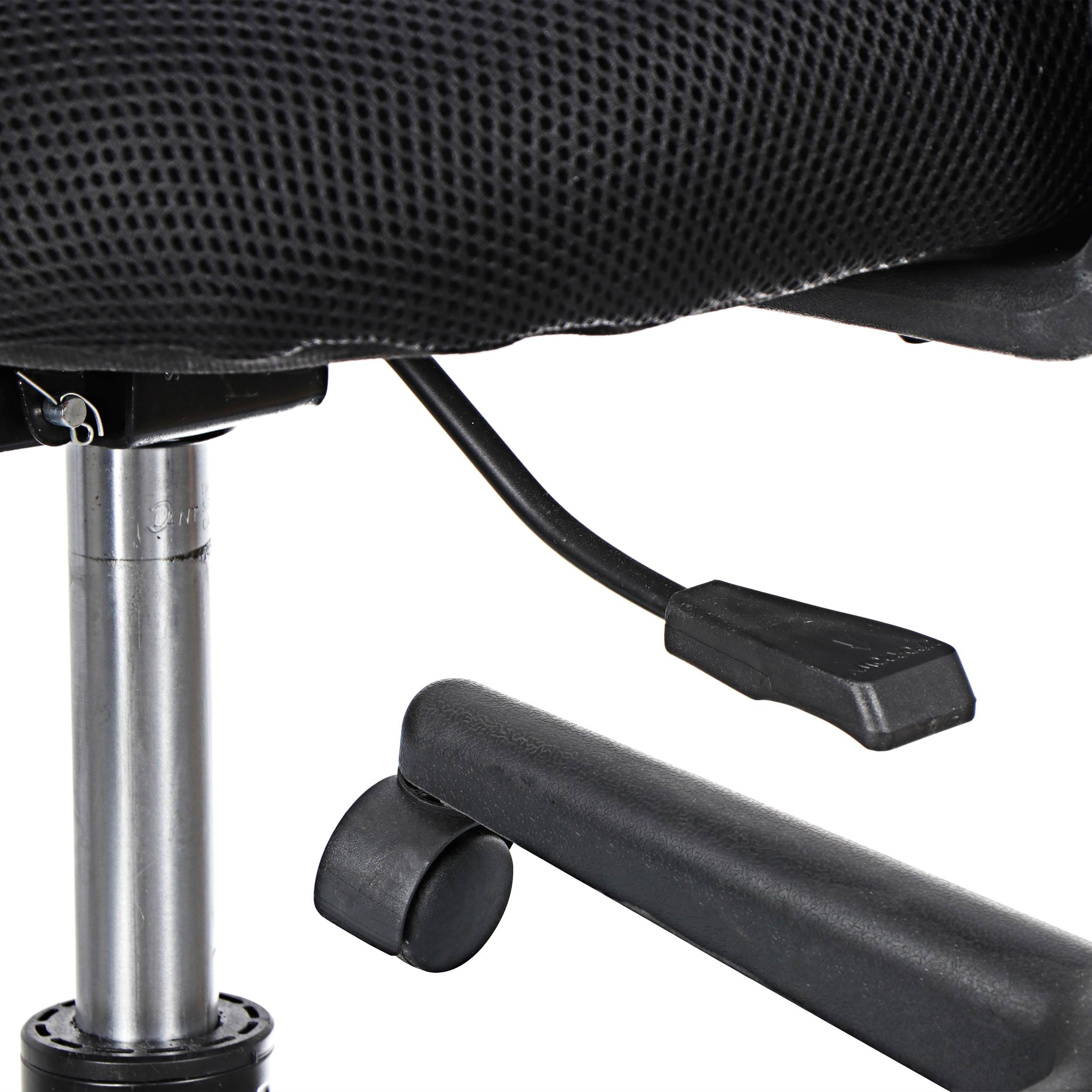 Office Chair Computer Desk Black Ergonomic Executive Mesh Chair Swivel Mid Back 360&deg; Swivel Home Computer Task Chair  - 2pcs