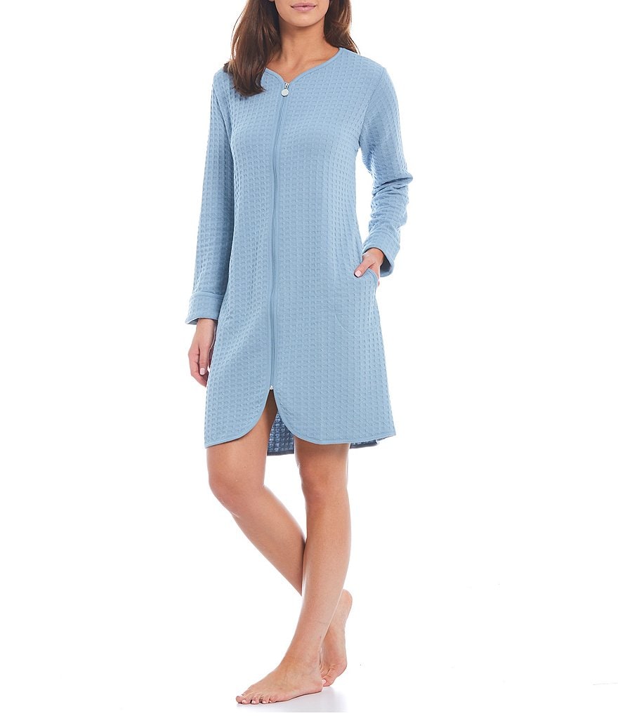 Lauren Ralph Lauren Paisley Print Satin Short Wrap Robe