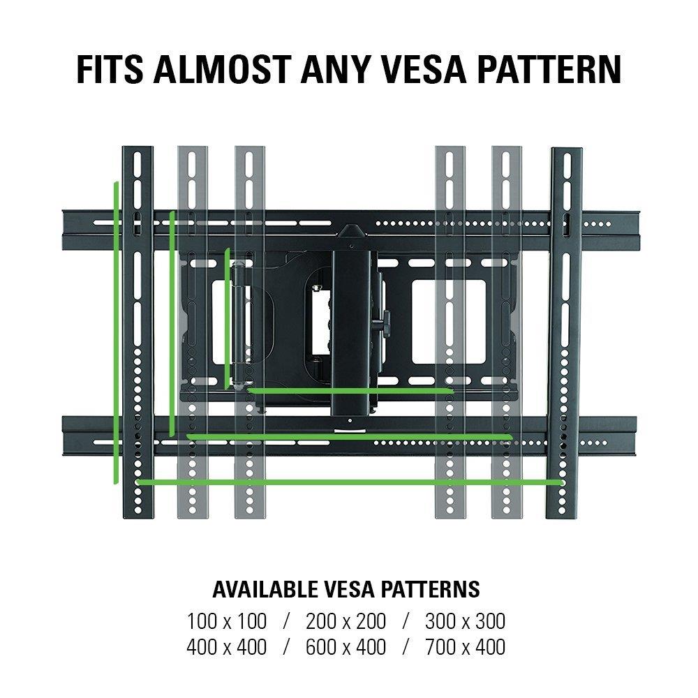 Sanus MLF13-B1 Articulating Universal Wall Mount for 37-80-Inch Screen