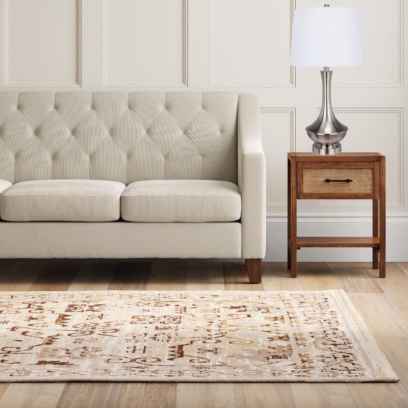 Metal Table Lamp - Brushed Steel (30")