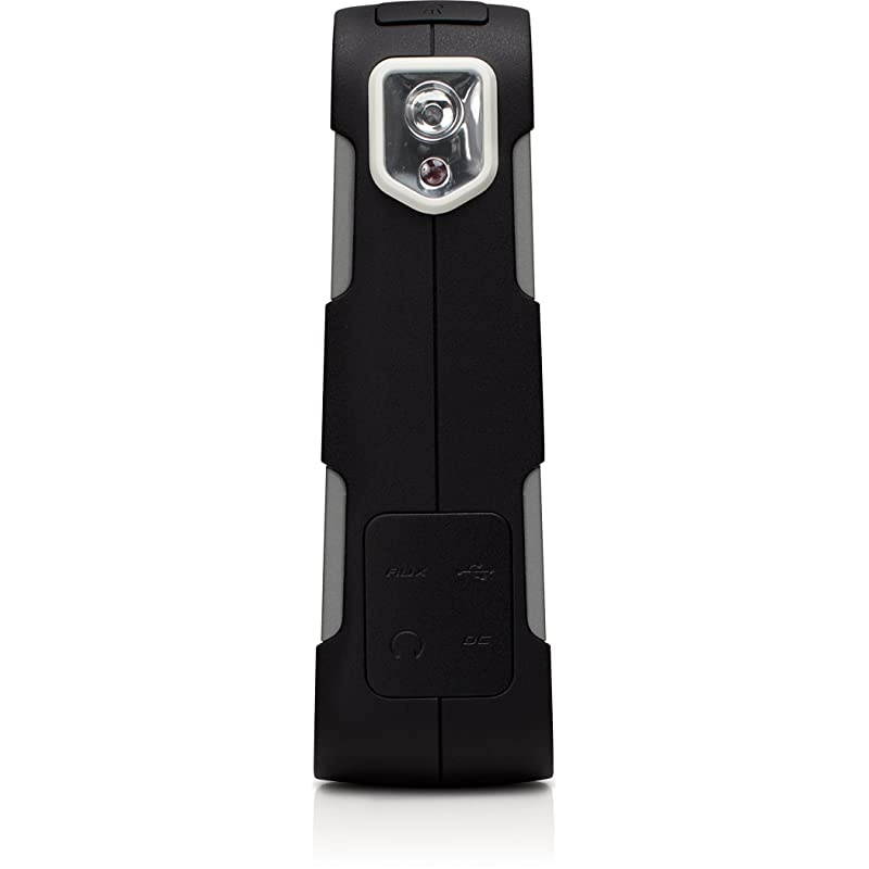 Ultimate Camping AM/FM/NOAA Radio with S.A.M.E Technology, Smartphone Charging, Bluetooth, Giant Ambient Light and Solar Panel, NFRX5SIDEKICK