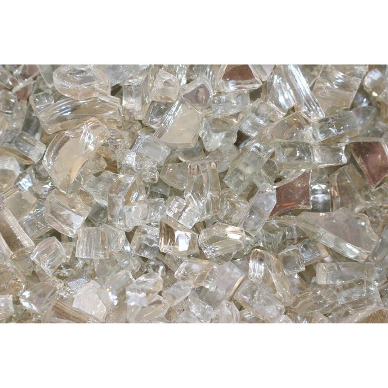 Reflective Fire Pit Fire Glass - Clear - AZ Patio Heaters