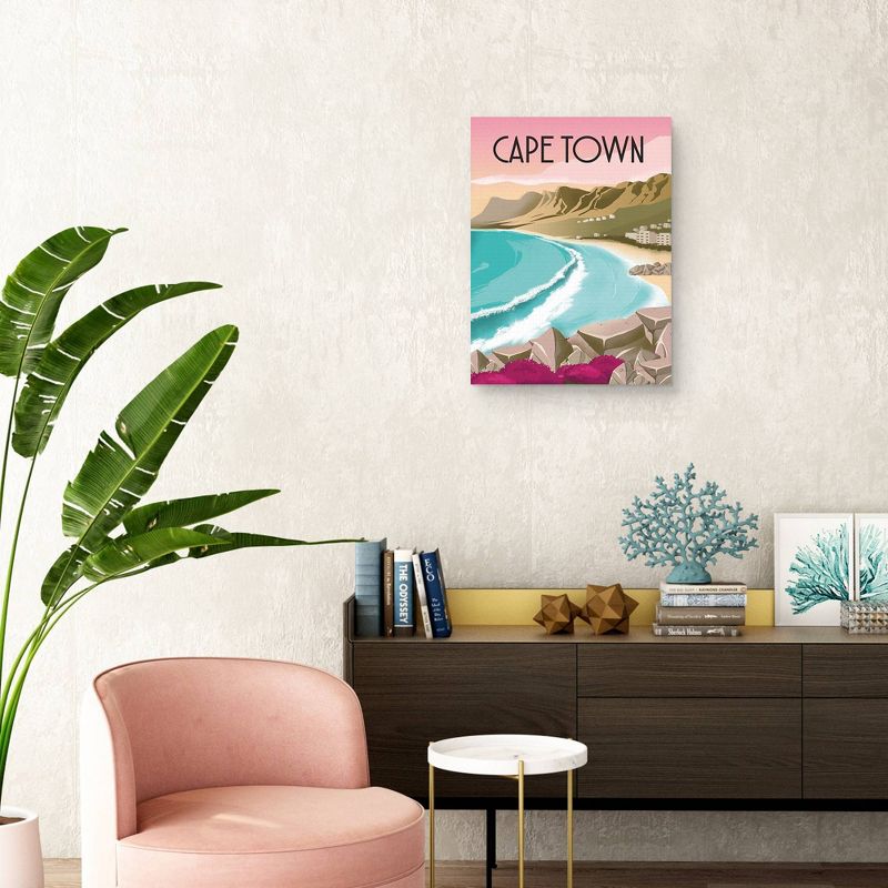 18" x 24" Cape Town South Africa by Omar Escalante Canvas Art Print - Masterpiece Art Gallery