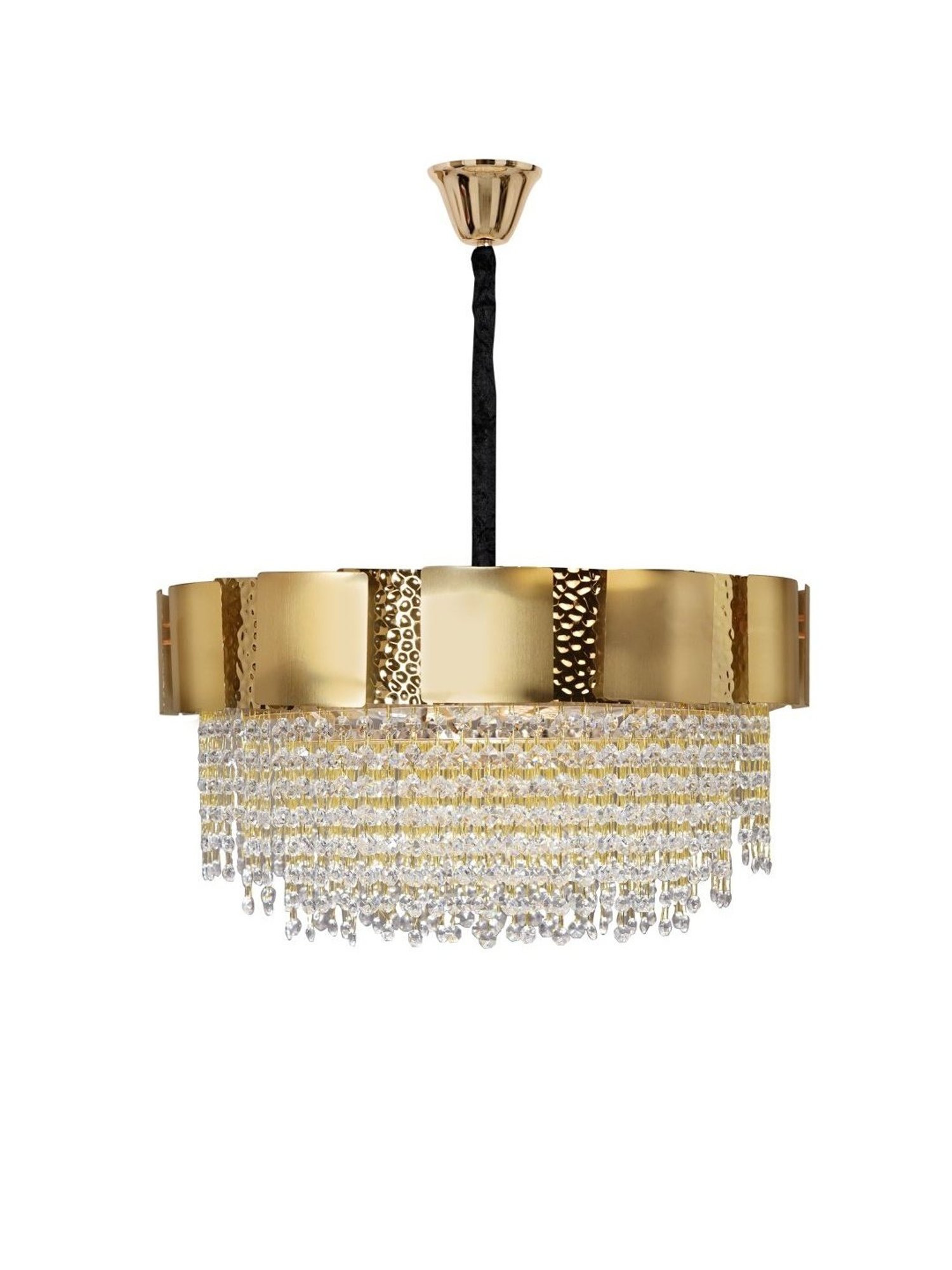 Kapoor Lamp Shades Gold Crystal Ellie 12 Light Chandelier