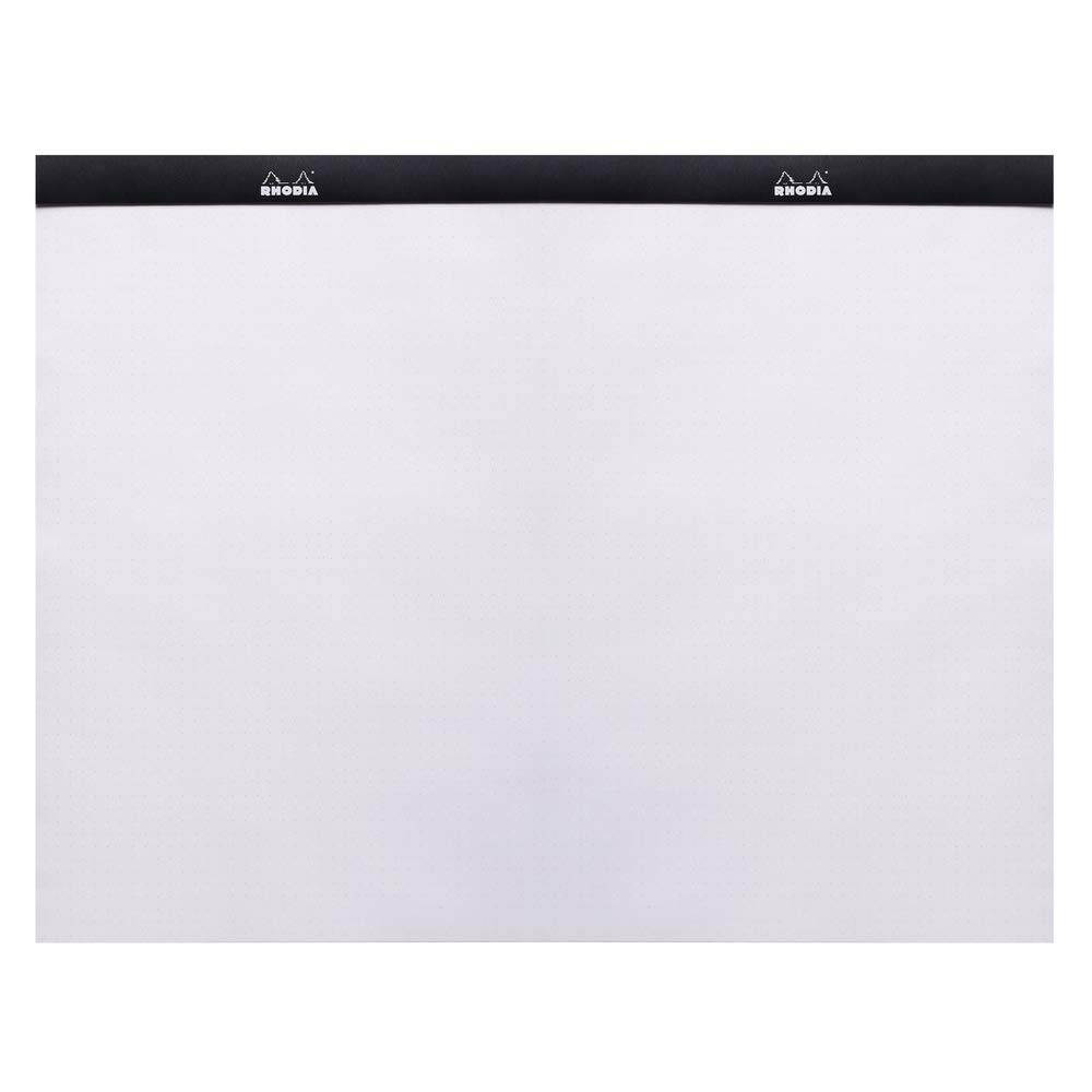 Rhodia Head Stapled Pad, No38 A3+, Dot - Black
