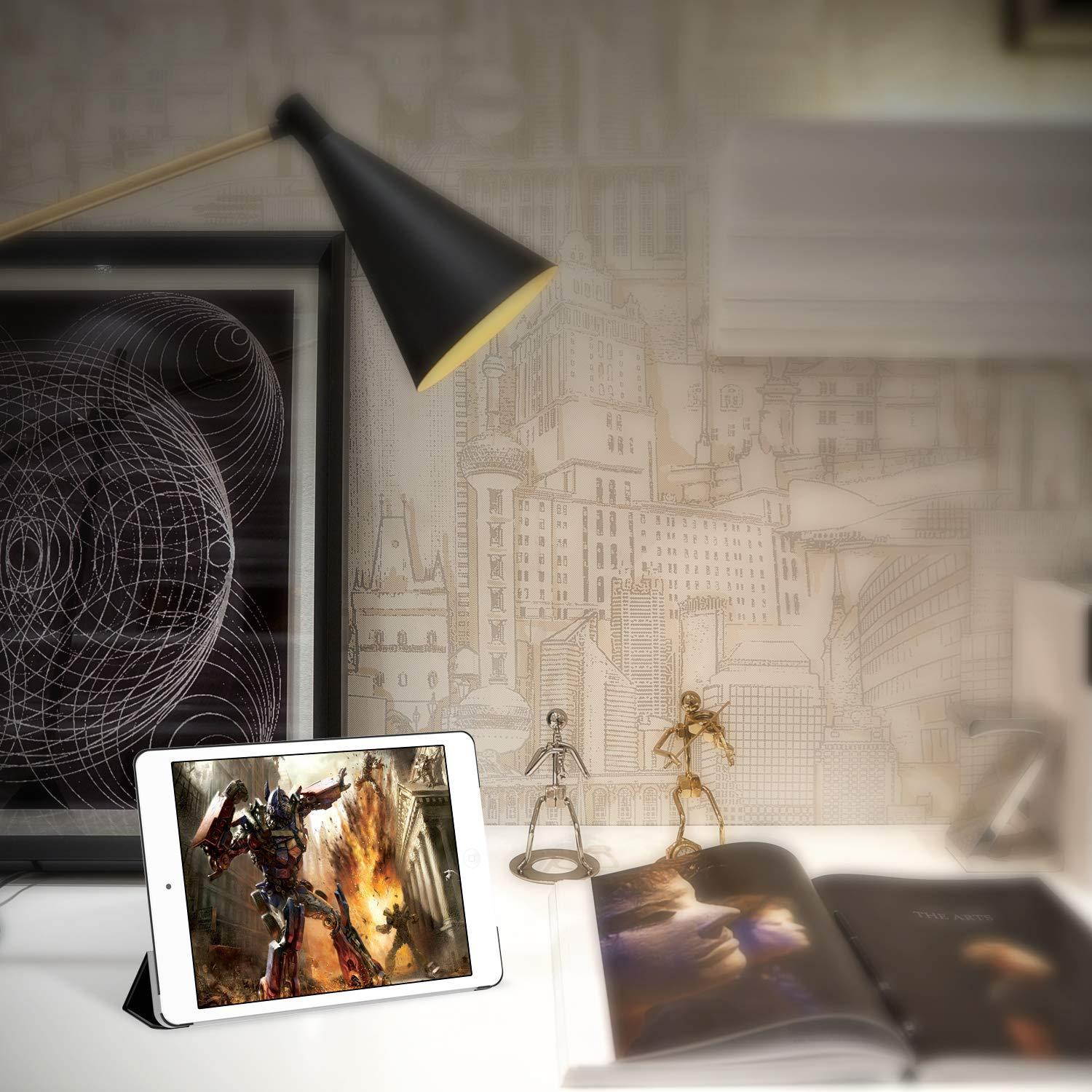 jetech case for apple ipad air 1st edition (not for ipad air 2), smart cover with auto wake/sleep, black