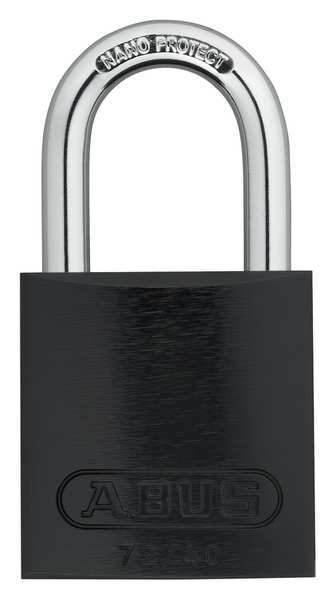 Abus Lockout Padlock,KD,Black,1-1/2"H  72 /40 KD Black