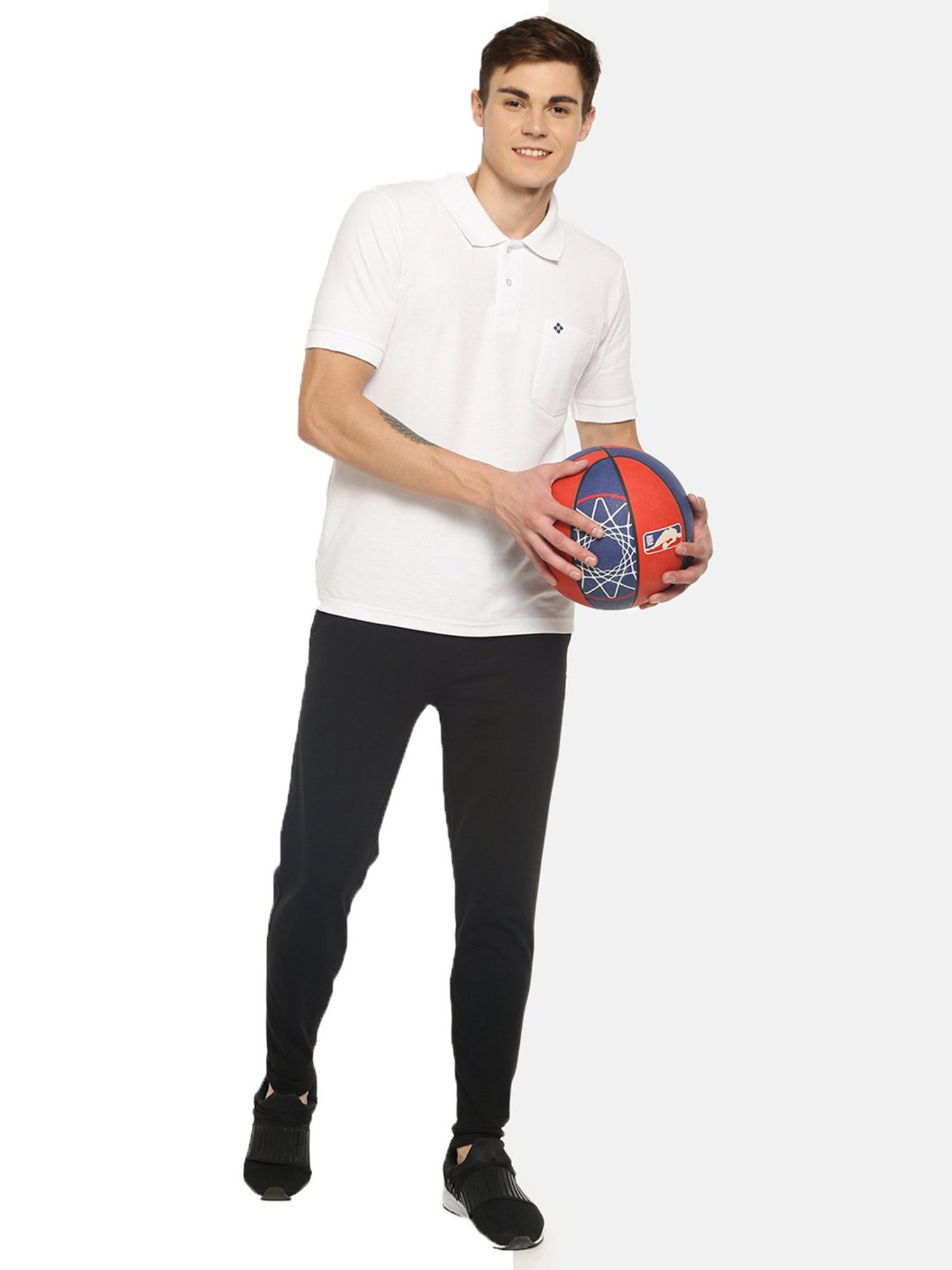 Dollar Black Regular Fit Joggers