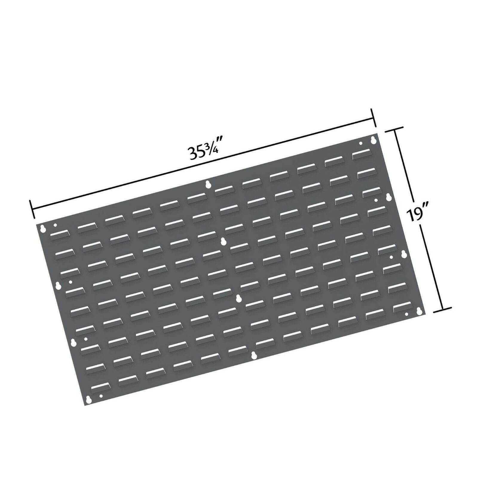 Akro-Mils 30136 Louvered Steel Panel for Mounting AkroBins, 36-Inch W by 19-I...