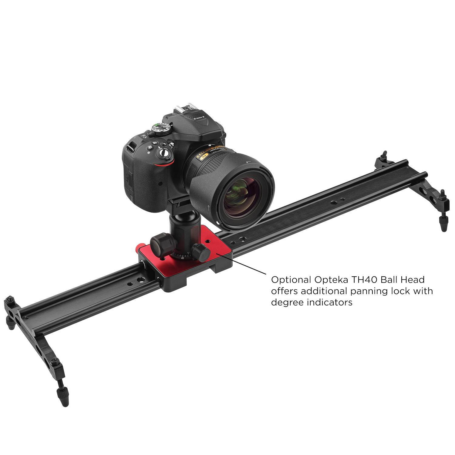 Opteka GLD-300 33" Camera Track Slider Video Stabilization System for Digital SLR Cameras and Camcorders