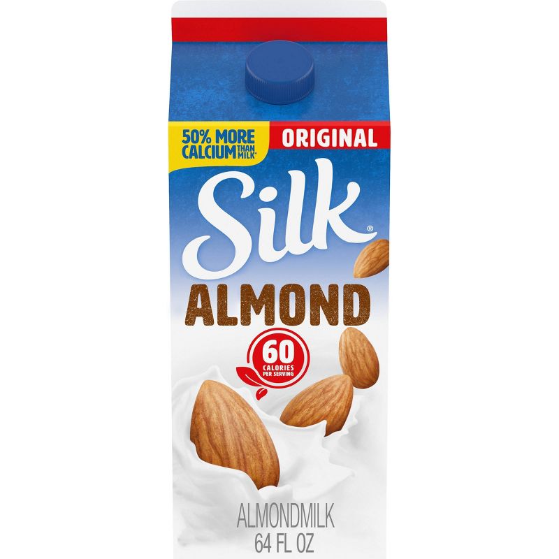 Silk Almond Original Almond Milk - 0.5gal