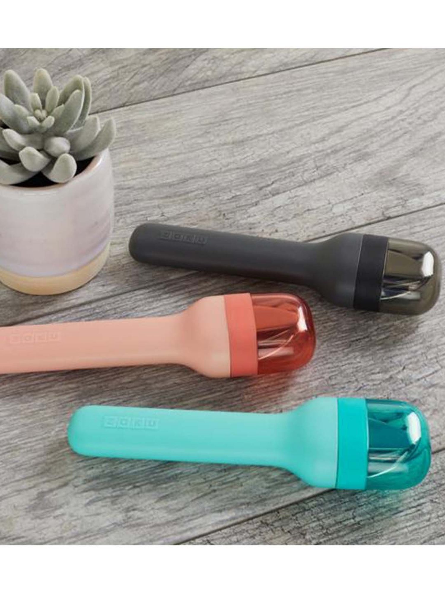 Zoku Pink Stainless Steel Pocket Utensils - Set of 3