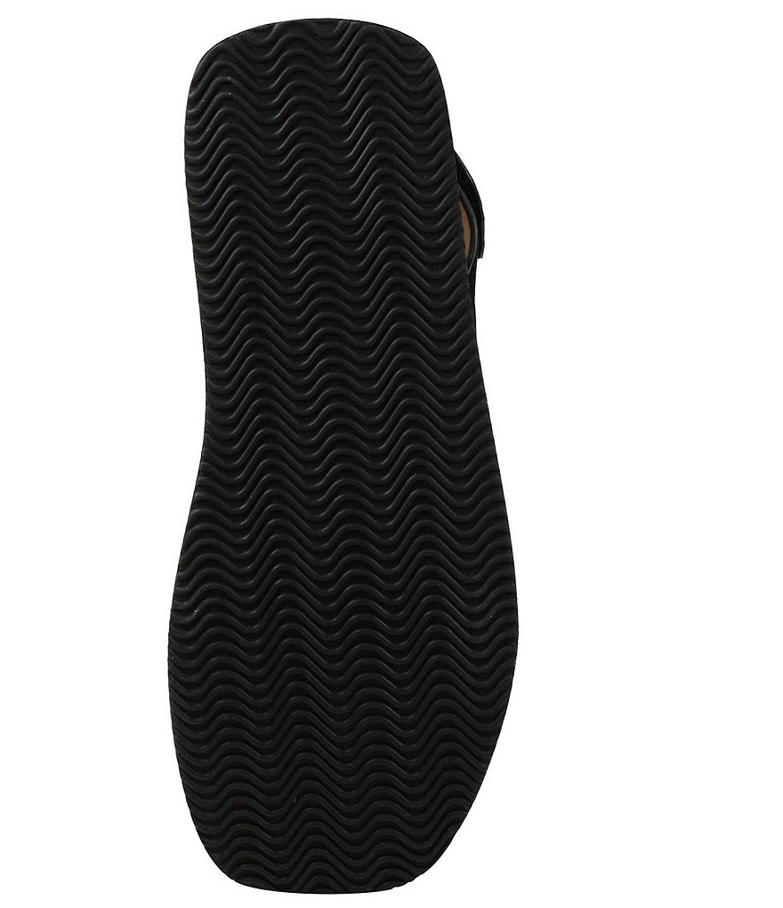 L'Amour Des Pieds Ainsley Suede Platform Wedge Sling Sandals