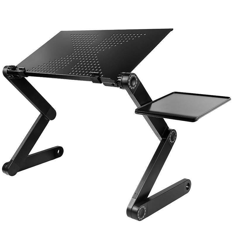Laptop Table, Adjustable Laptop Bed Table, Portable Laptop Workstation Notebook Stand Reading Holder,Ergonomic Lap Desk TV Bed Tray Standing Desk