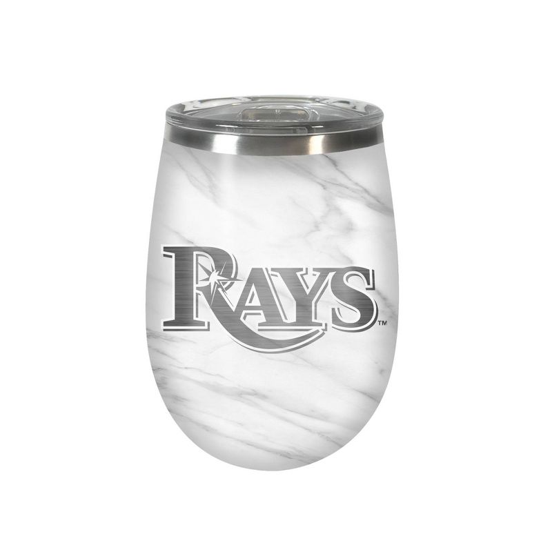 MLB Tampa Bay Rays 10oz Marble Wine Tumbler