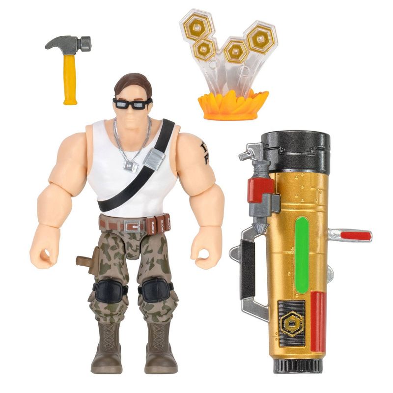 Roblox Imagination Collection - Davy Bazooka Figure Pack (Includes Exclusive Virtual Item)