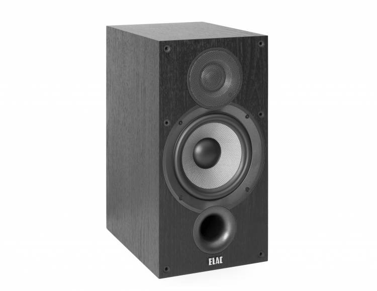 ELAC Debut 2.0 B6.2 Bookshelf Speakers, Black (Pair)