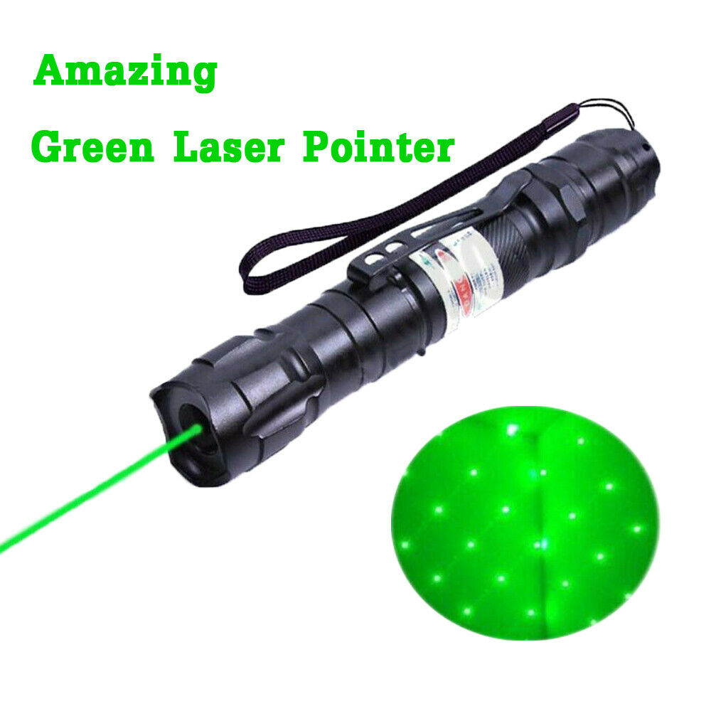 1mW 990Miles Star Beam Green Laser Pointer Pen 532nm Visible Lazer+2xBatt+char