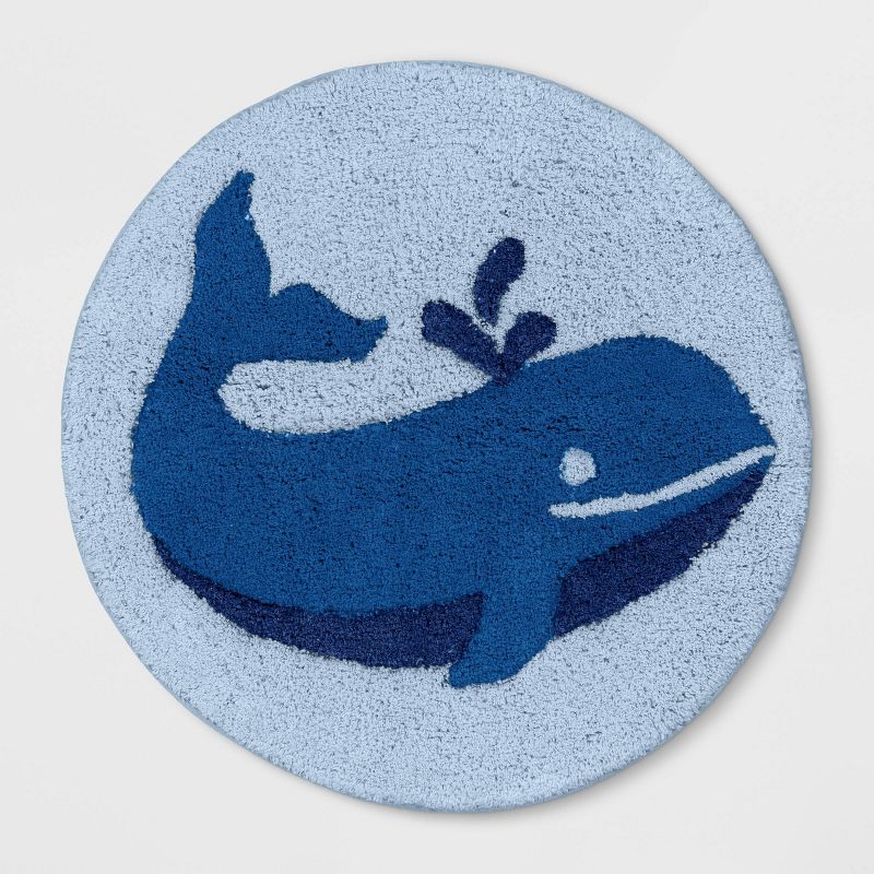Shark Bath Mat Blue - Pillowfort™
