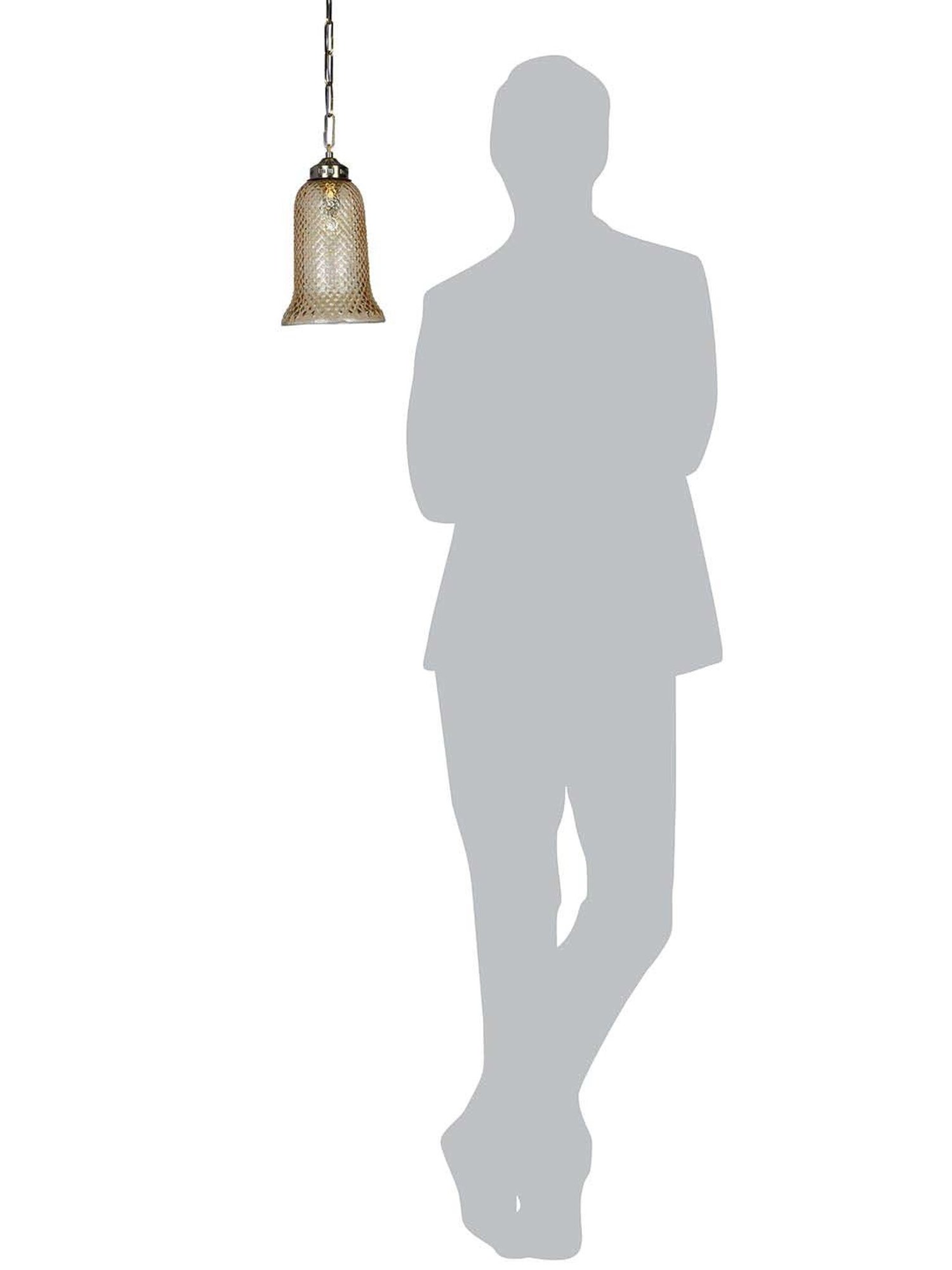 16" Glass/Metal Jasmine Tiffany Style Semi Flush Mount (Includes Energy Efficient Light Bulb) Cream - JONATHAN Y