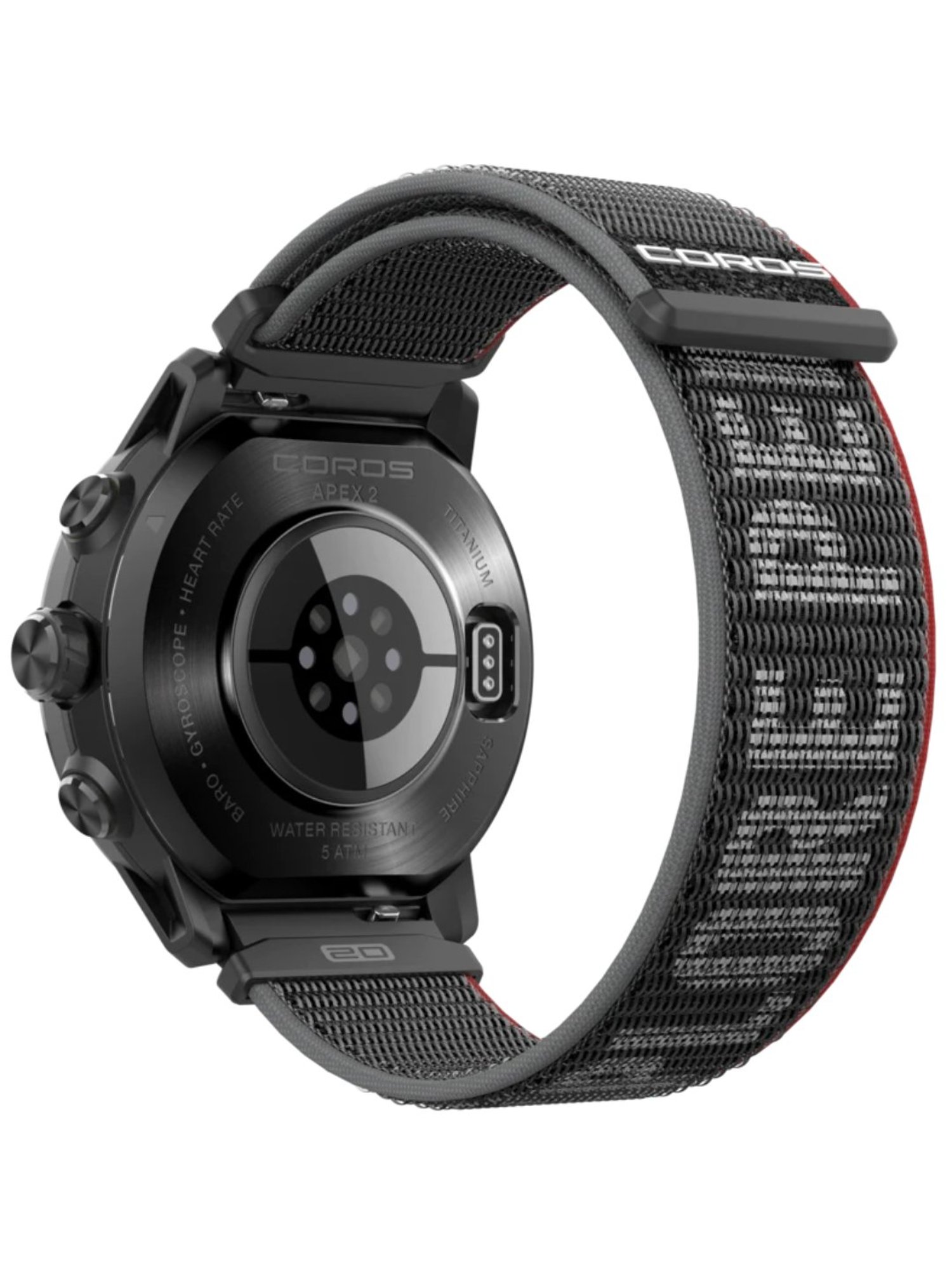 COROS APEX 2 Outdoor GPS Smartwatch 1.2 inch Always-On LCD Display with 17 days Battery Life (Black)