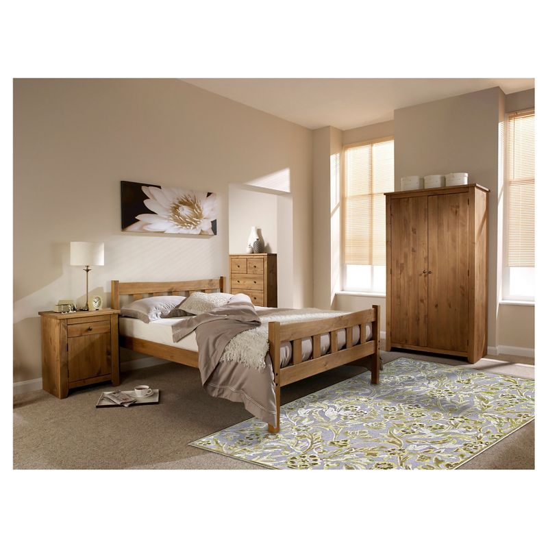 1'8"x2'6" Oval Braided Plaid Accent Rug Multicolored - The Lakeside Collection