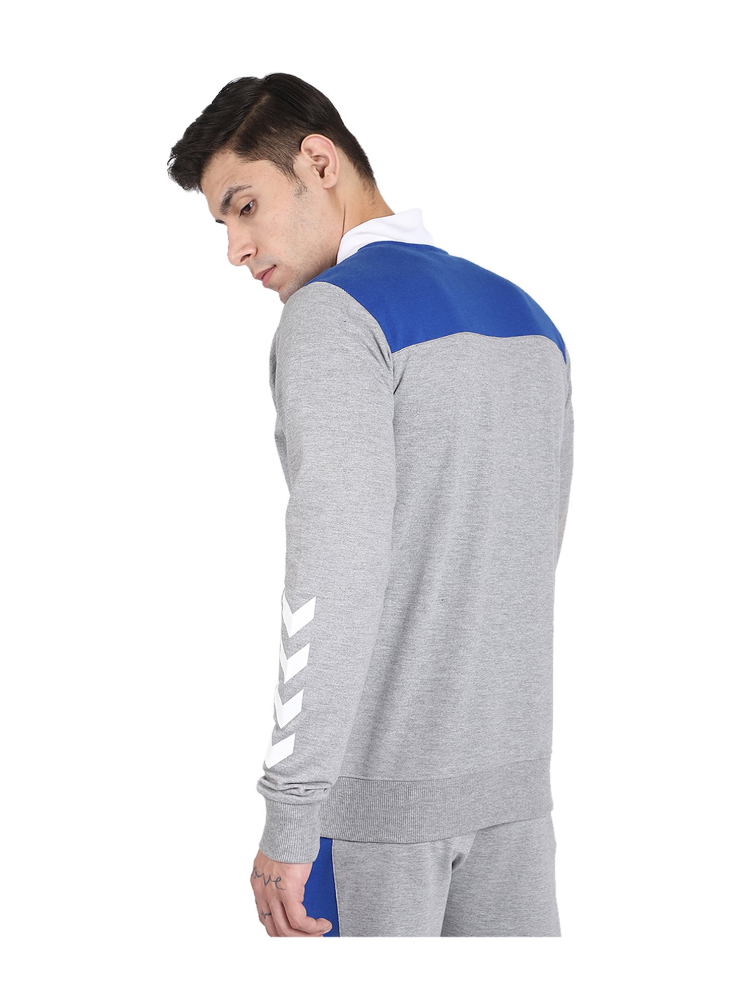 Hummel Grey Regular Fit Bomber Jacket