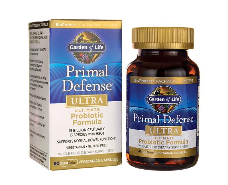 Garden of Life Probiotics Primal Defense Ultra 5 Billion Cfu Capsule 90ct.