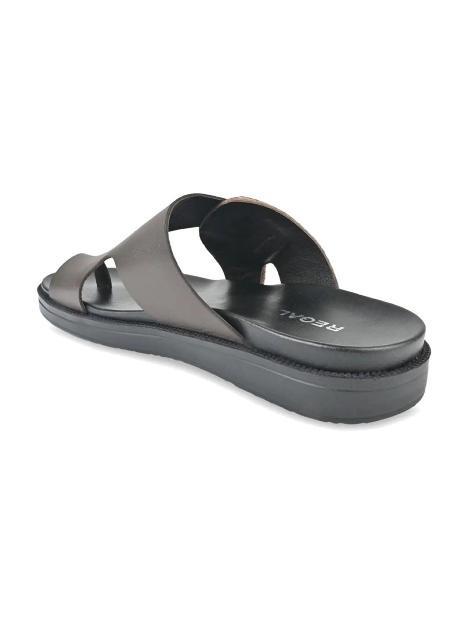 Regal Men's Brown Toe Ring Sandals