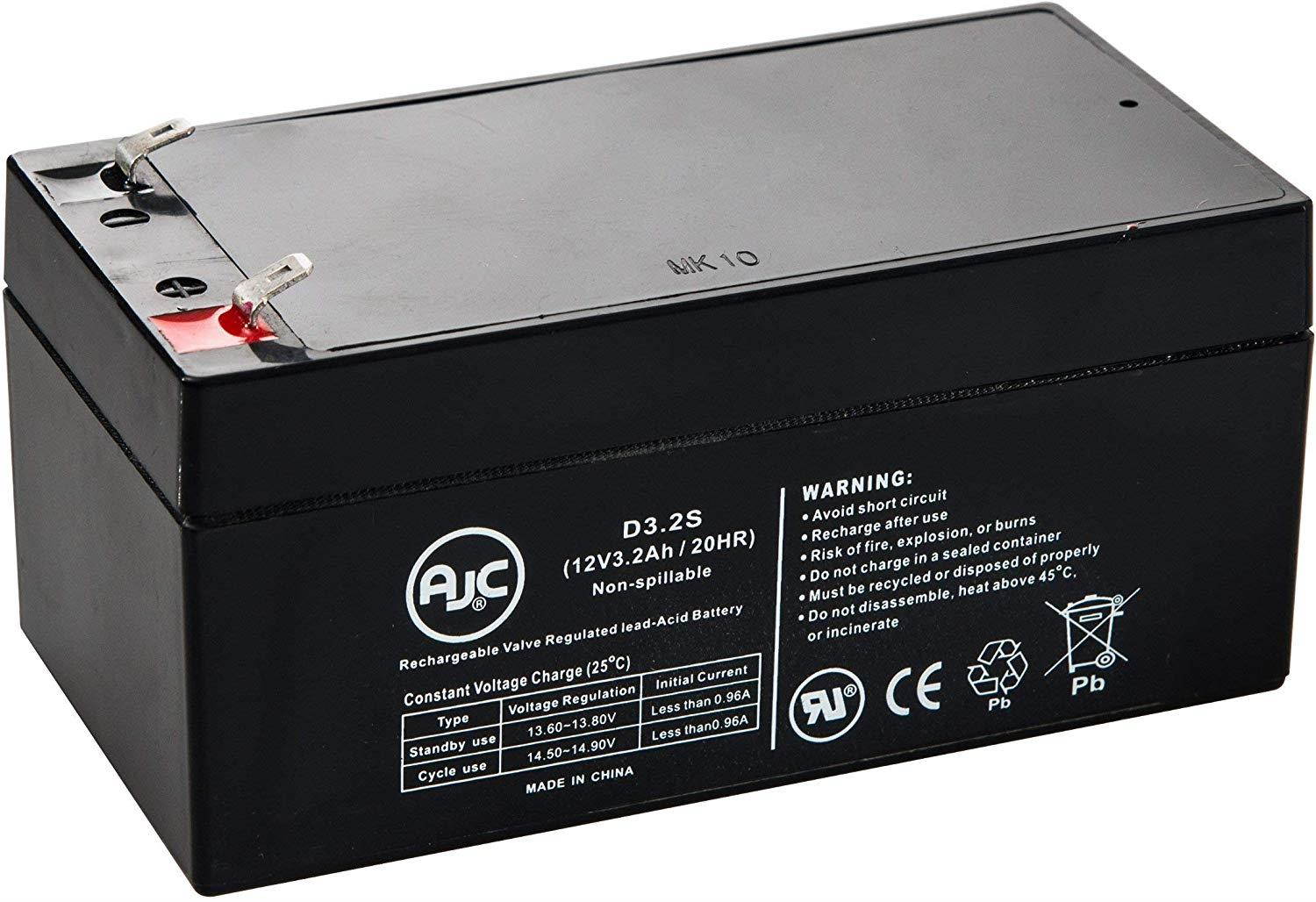 Energizer EN12-3.2 12V 3.2Ah UPS Battery - This is an AJC Brand Replacement
