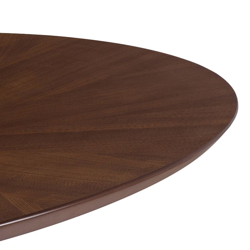 Farrah Oval Dining Table Walnut - Poly and Bark