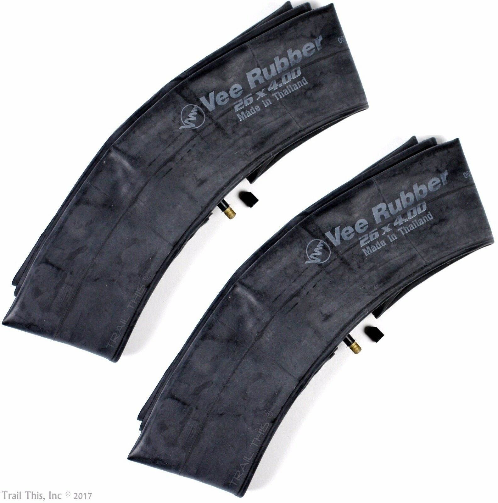 2-Pack   26 x 4.0 SCHRADER Valve 32mm Fat Bike Tubes SV 26"x4" 1-Pair