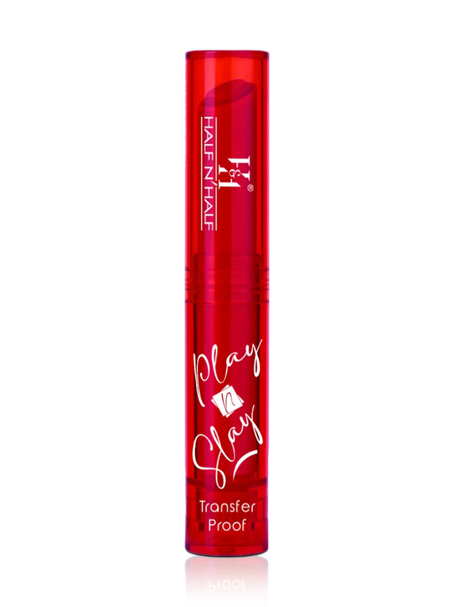 Half N Half Play n Slay Transfer Proof Lipstick 03 Raining Rubies - 2.4 gm