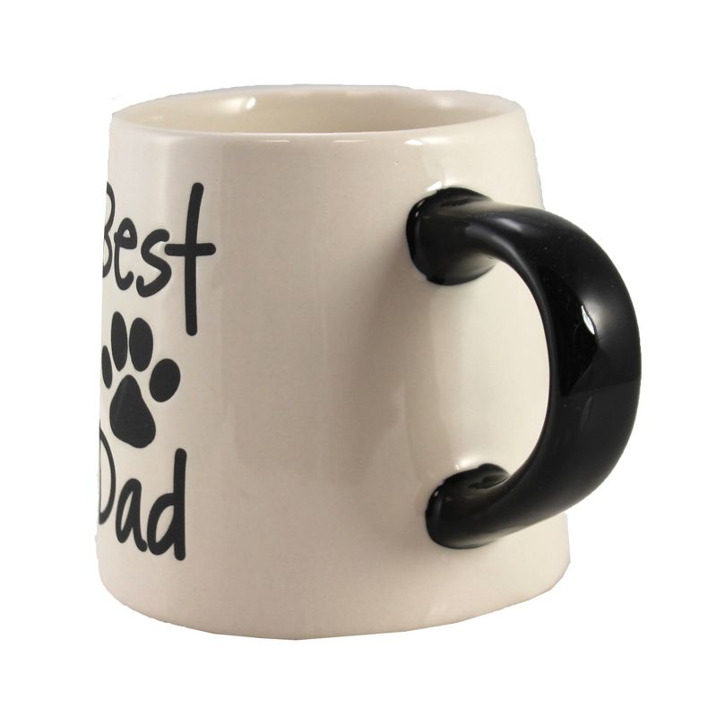 Tabletop 4.0" Best "Paw Print" Dad Mug Pet Family Member Burton & Burton  -  Drinkware