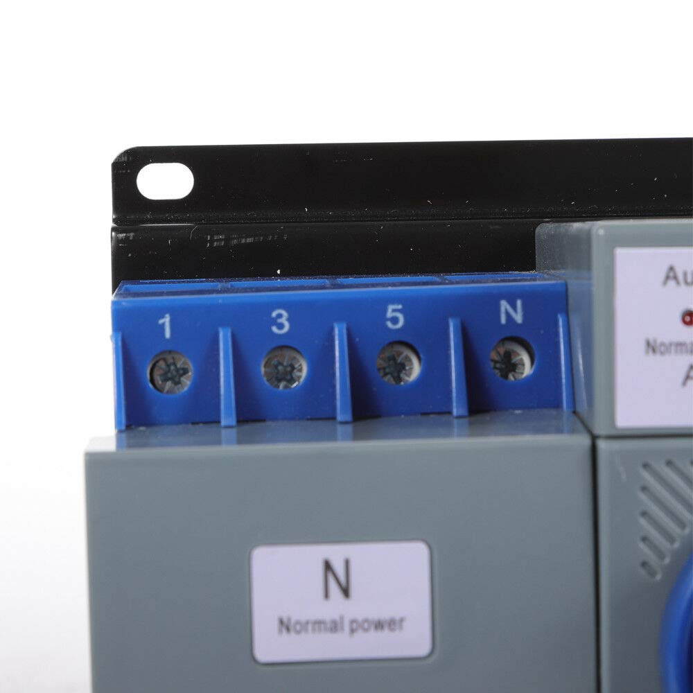 LOYALHEARTDY 4P/63A Dual Power Automatic Transfer Switch Generator Transfer Switch Circuit Breaker