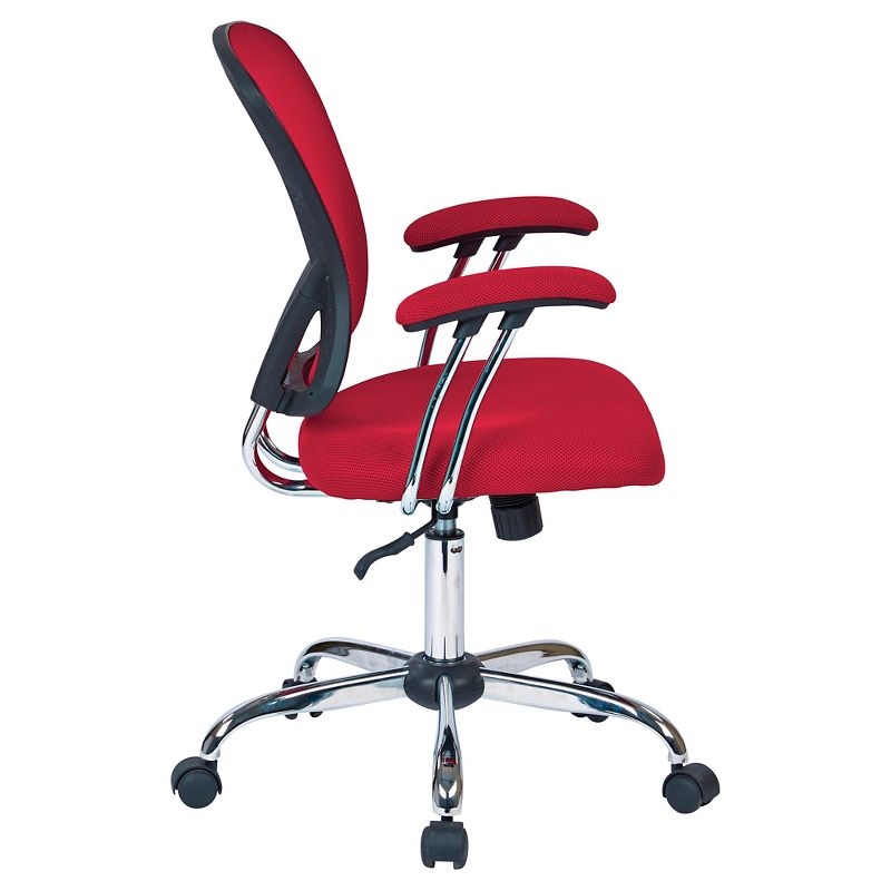 Juliana Task Chair Red Mesh - OSP Home Furnishings