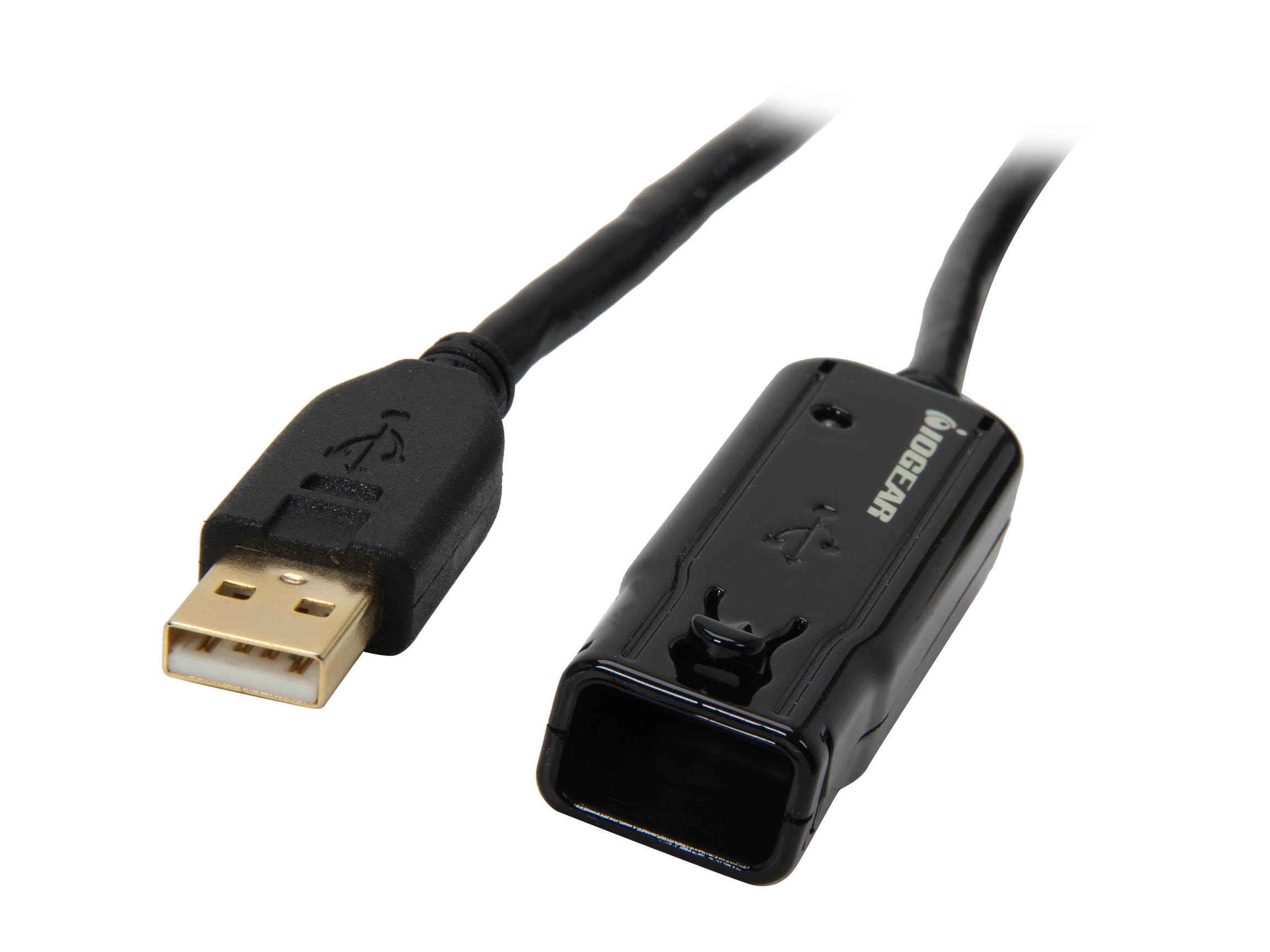 IOGEAR GUE2118 39 ft. Black Booster Extension Cable