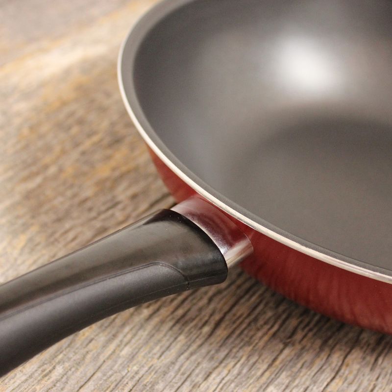 T-fal Simply Cook Nonstick Cookware, Jumbo Cooker, 5qt, Red