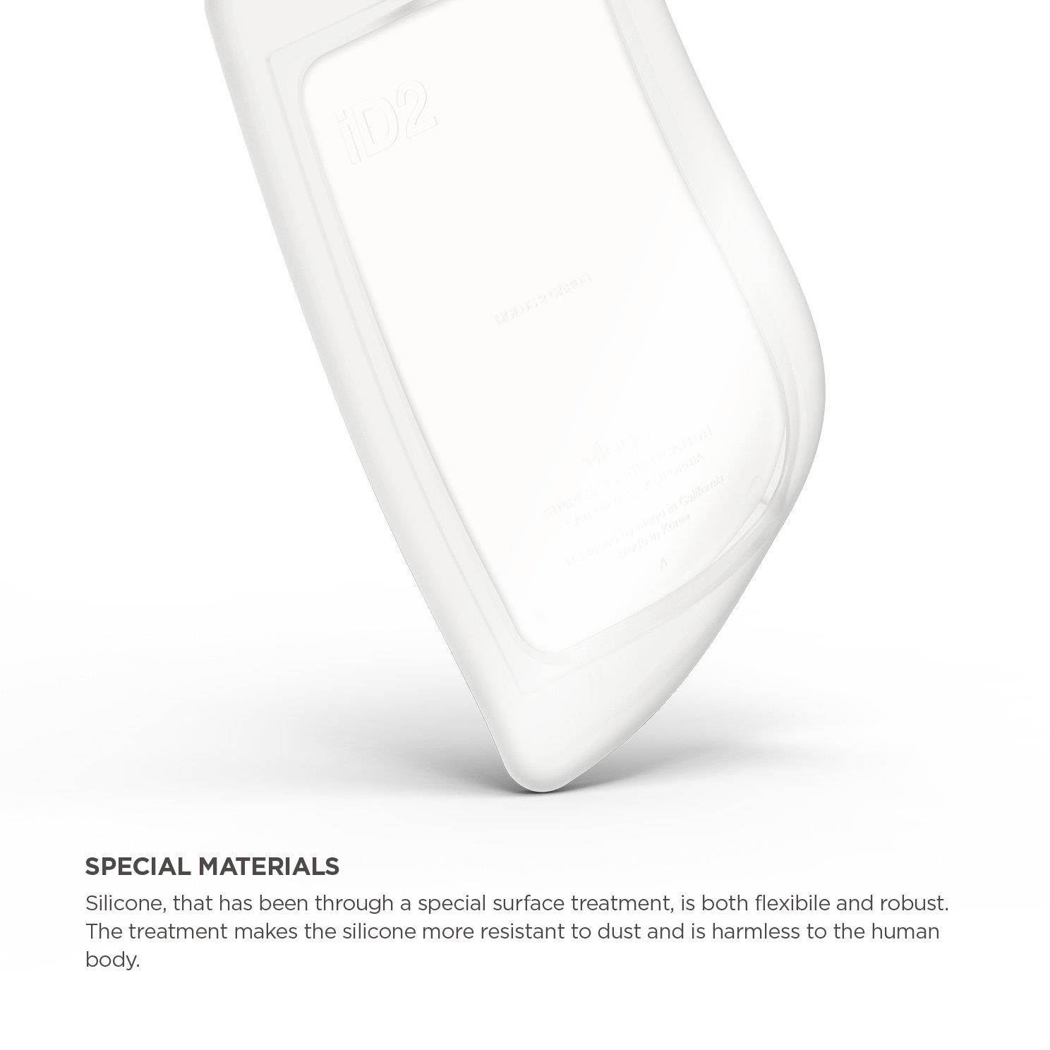 elago ID2 Silicon ID Card Holder (Able to Hold 2 Cards) (Frosted White)