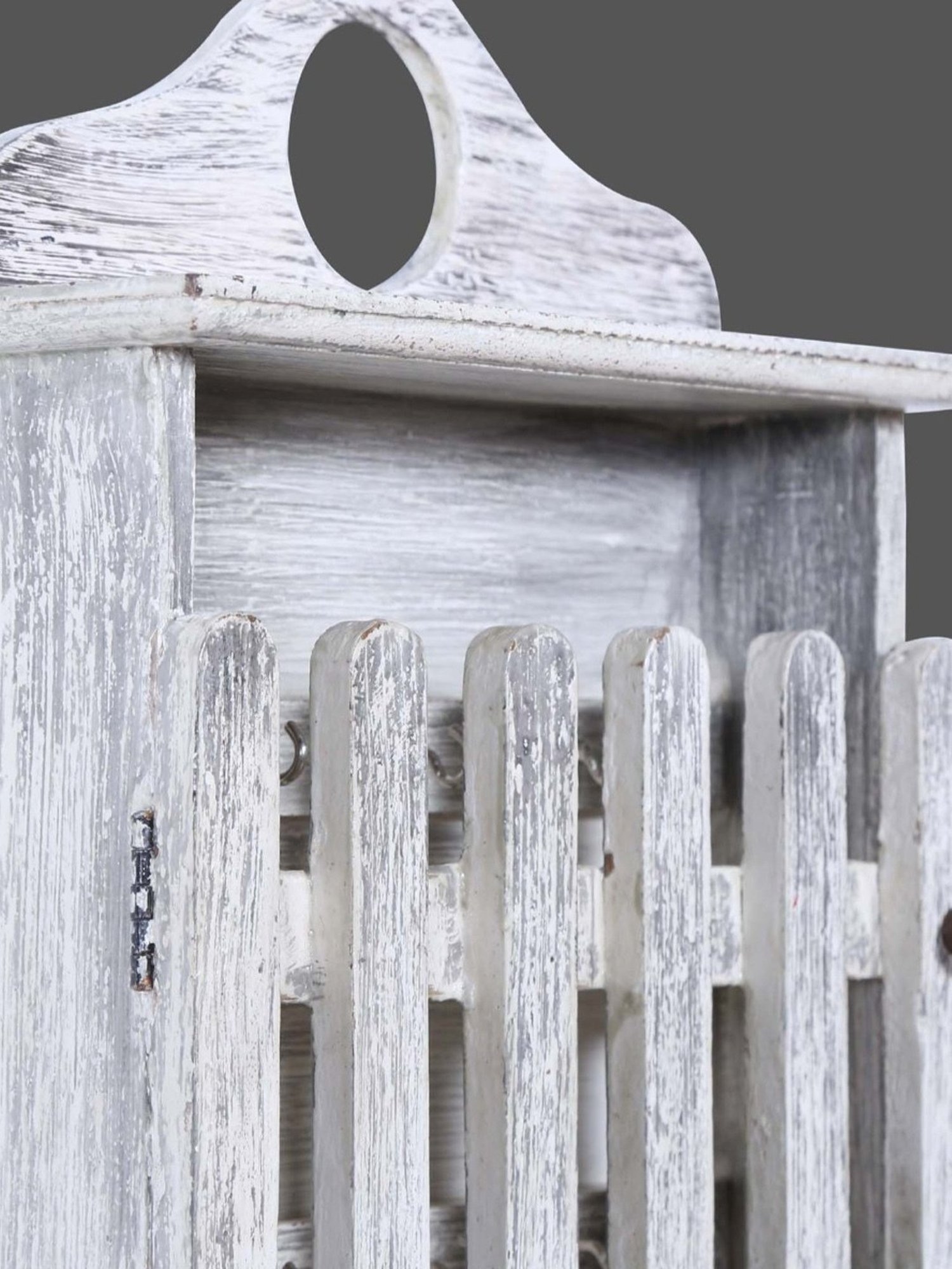 Art Street Black Mdf Jharokha Jali Square Hanging Ornaments Wall Art - Set of 4