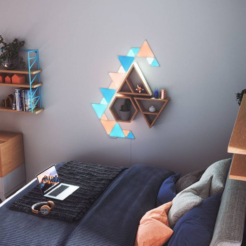 Nanoleaf 10pk Shapes Triangle Mini Expansion LED Light Kit