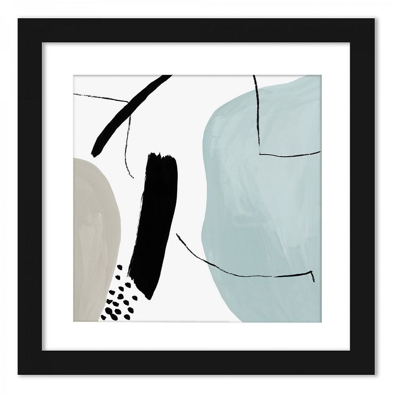 21" x 21" Weaving I by Mike Schick Framed Wall Art Print - Amanti Art